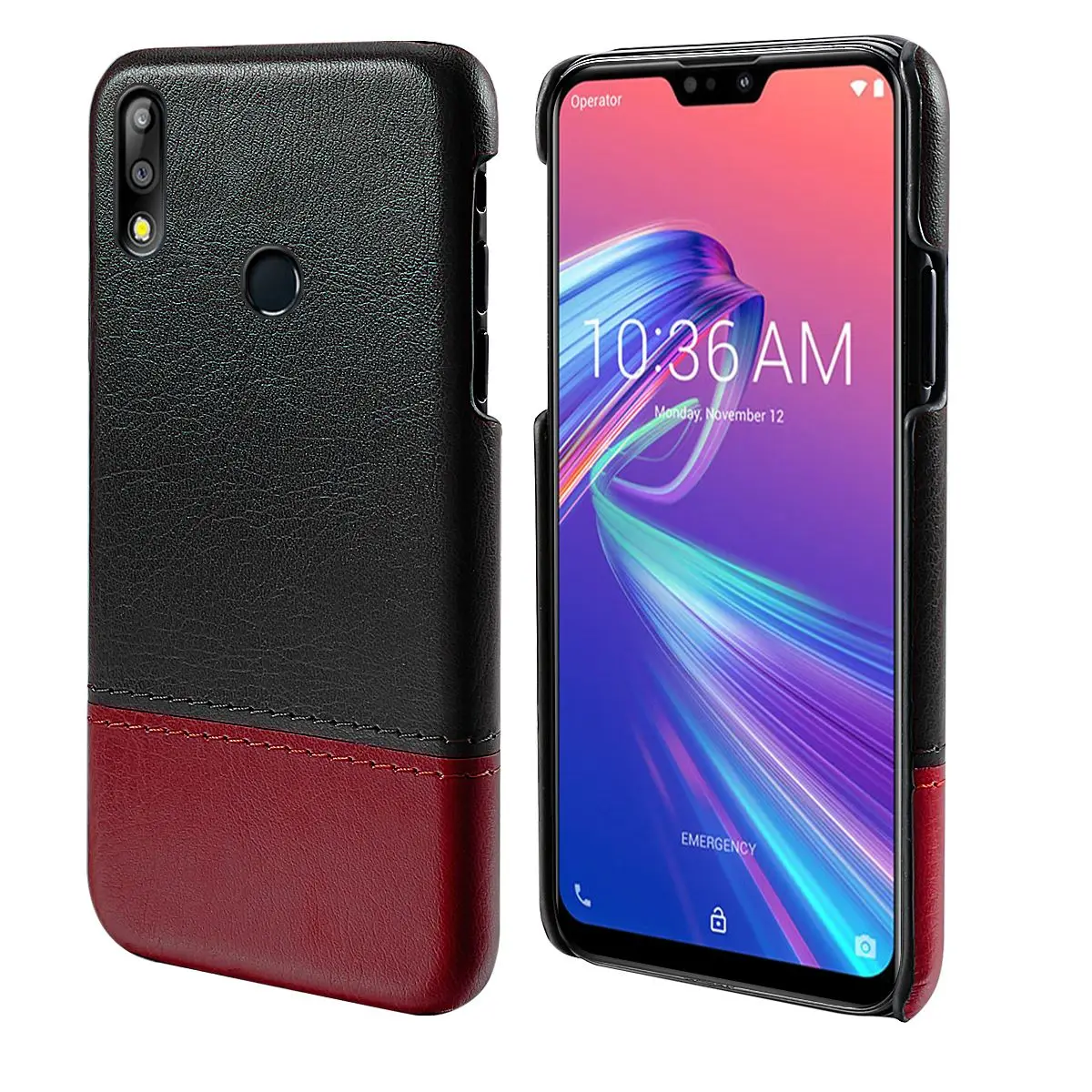 Для Asus Zenfone Max Pro M2 ZB631KL чехол для телефона из искусственной кожи двойной цвет