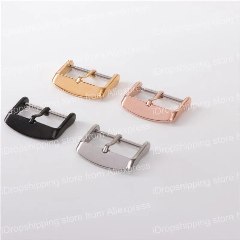 4 Color Metal Stainless Steel Watch Band Buckle Polished Stainless Steel Parts Strap Buckles Accessories Replacement Wholesale 4 Color Metal Stainless Steel Watch Band Buckle Polished Stainless Steel Parts Strap Buckles Accessories Replacement Wholesale