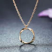 Generous Twisted Round Minimalism Women Necklace Fashion Decorate Women Trendy Anniversary Necklace Jewelry Accessory Generous Twisted Round Minimalism Women Necklace Fashion Decorate Women Trendy Anniversary Necklace Jewelry Accessory