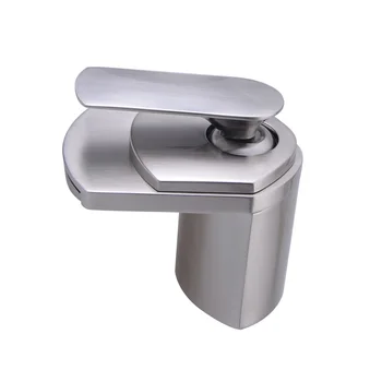 

1pc Waterfall Faucet Mixer Taps Faucet Single Handle Deck Mounted Widespread Hole Cover Plate for Toilet Bathroom Kitchen