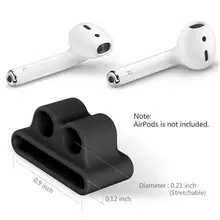 Wireless Bluetooth Silicone Protective Cover Dustproof And Fallproof For AirPods Earphone Loss Prevention Be Mounted On A Watch