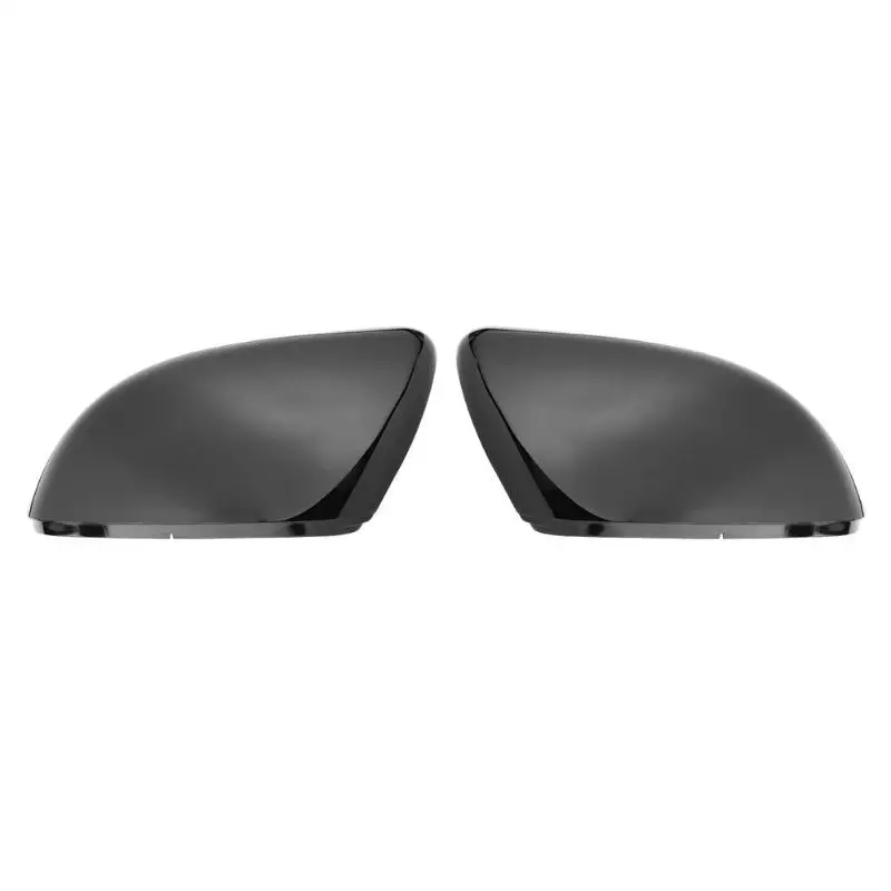 

1 Pair Gloss Black Door Side Wing Mirror Covers Cap for Touran Golf MK6