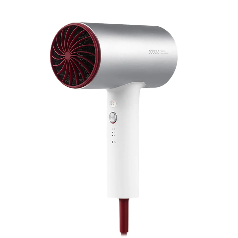 

SOOCAS H3 Negative Ions Professional Electric Hair Dryer Quick-drying Hair Care Tool Dryer 1800W Power Hair Accessories 220V