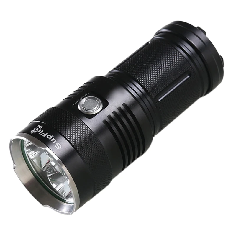 

SUPFIRE Original M6 Powerful Led Flashlight 3 Xm-L T6 2000 Lumens 30W Tactical Flashlight 4X18650 Battery