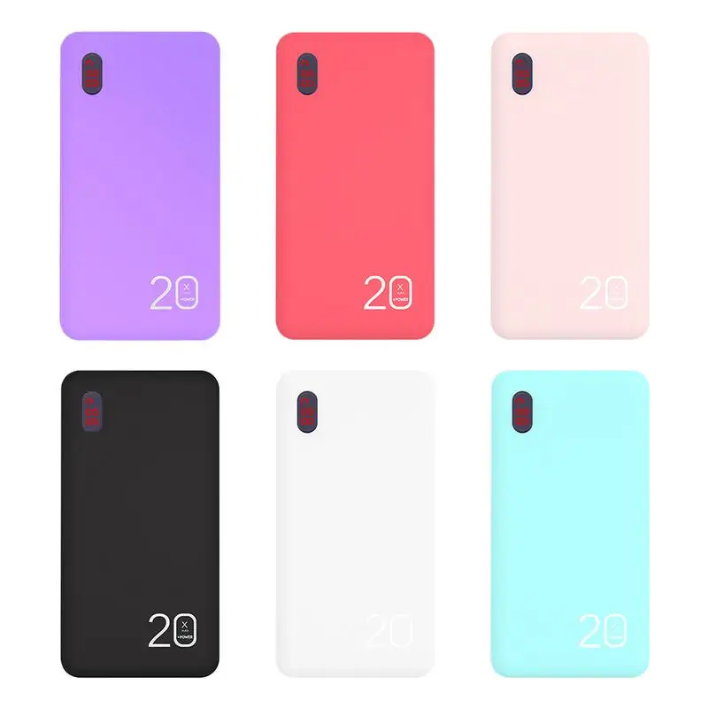 

20000mAh Power Bank Portable Large Capacity Charger External Battery Pack High Quality Business Devices Mobile Phone Universal