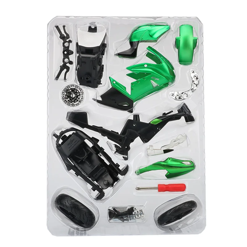 Najtaniej Skala 112 Maisto model motocykla zestaw zabawek Ninja ZX 14R montaż rower z napędem zestawy do budowania kolekcja zabawki dla chłopców