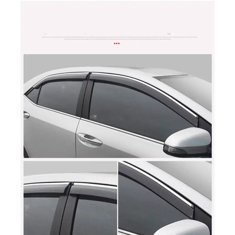 Модификация оконного козырька анти автомобильные дождевые навесы для Toyota Camry Ex
