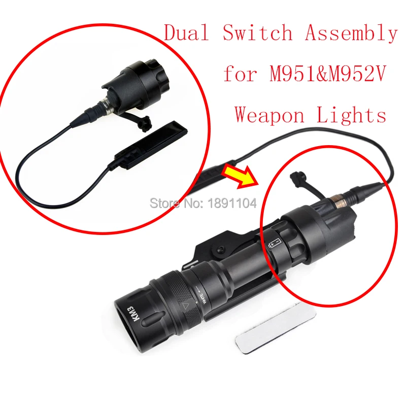 

Element Dual Switch Assembly for M951 & M952V Weapon Lights (04043)