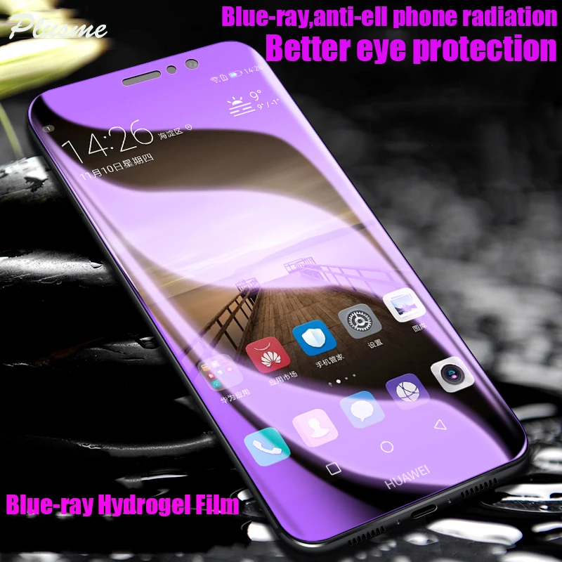 

3D Full Anti-blue Light Hydrogel Film For Huawei Mate 20 Lite 20X 10 P20 Pro Mate RS Screen Protector Film Honor 10 Lite 8X 7X