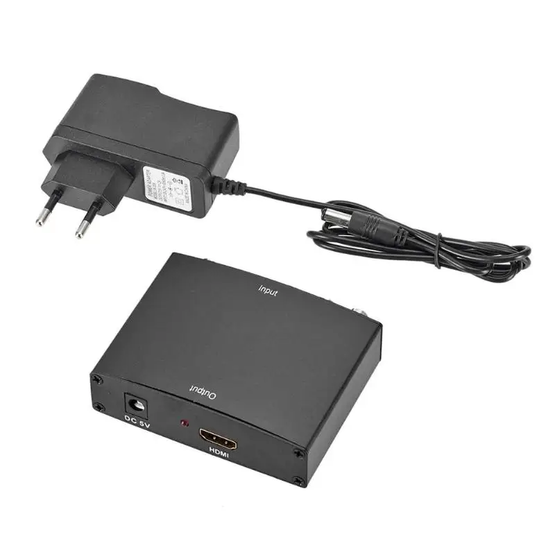 ALLOYSEED YPBPR to HDMI 1080P HDMI to RGB YPbPr Component Video Converter With R/L Audio Adapter Converter For TV PC DVD Monitor