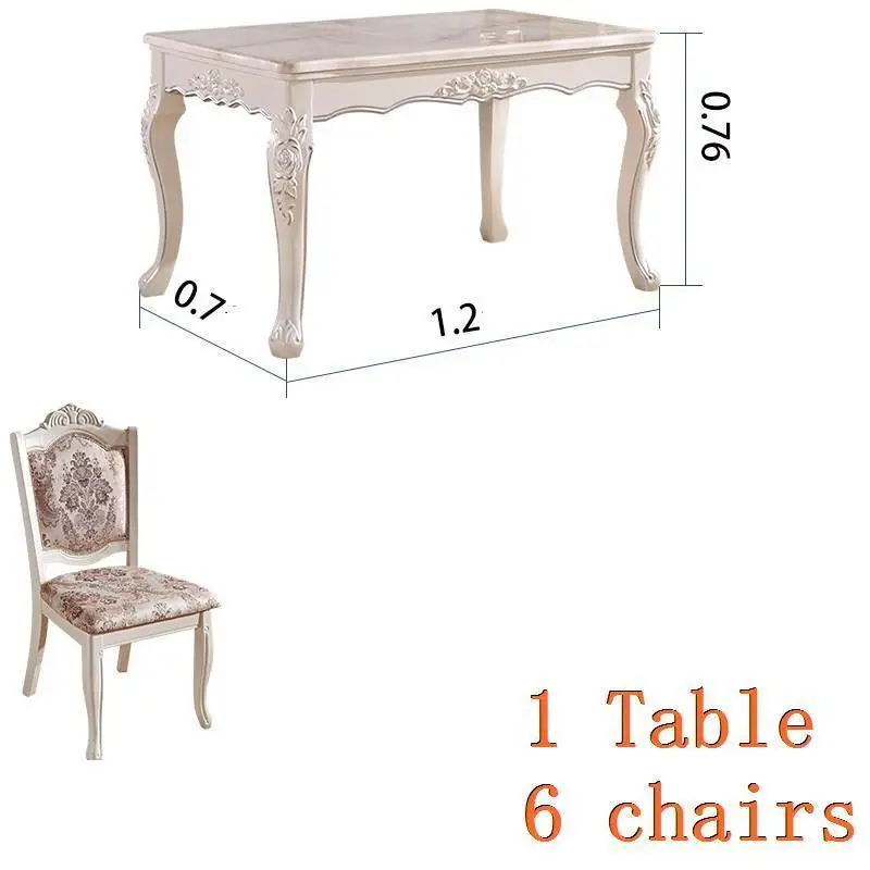 Kitchen Escrivaninha Eettafel Comedores Mueble Eet Tafel Marmol Set Wooden European Bureau Tablo Mesa De Jantar Dining Table