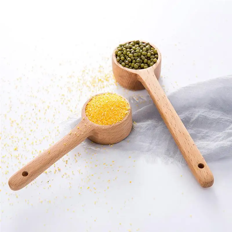 Wooden Scoops Salt Powder Spoon Bath Shower Tool Bath Salts Laundry Home NEW Wooden Scoops Salt Powder Spoon Bath Shower Tool Bath Salts Laundry Home NEW