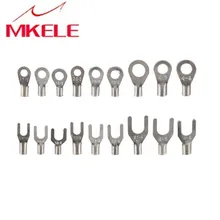 420Pcs/Box 18 Type Cold Naked Terminal Block Non-Insulated Ring Fork U-type Assortment Kit Cable Wire Connector Crimp China 420pcs box 18 type cold naked terminal kit non insulated ring fork u type terminals assortment cable wire connector crimp spade