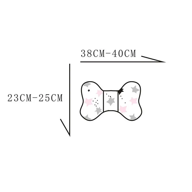 BalleenShiny подушка для малышей хлопковая подушка для шеи с бантиком стильная подушка для сезонов универсальная подушка для малышей для новорожденных