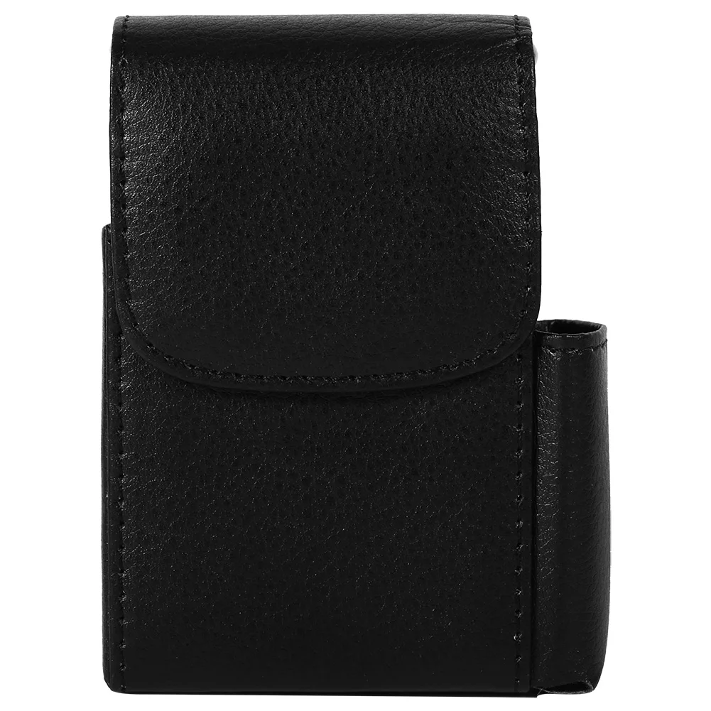 

Cigarette Case PU Leather Tobacco Pouch Lighter Holder Name Card Storage Box Holder Storage Container Anti Scratch Protective