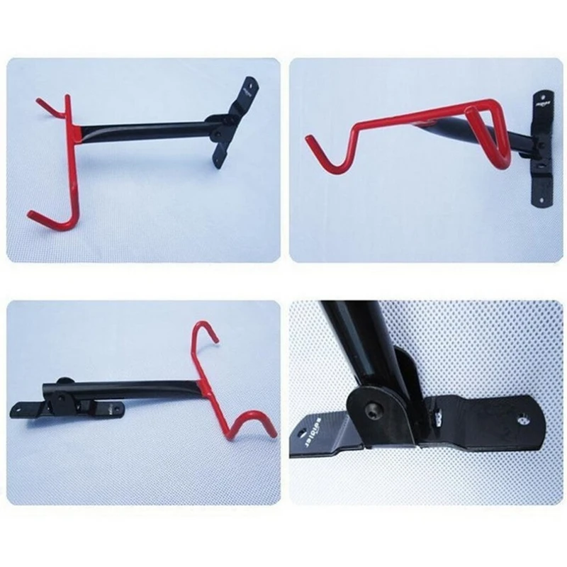 Top Bicycle Storage Holder Rack Stand Garage Bike Wall Mount Hook Hanger Cycling Accessory Universal For Most Bikes 5