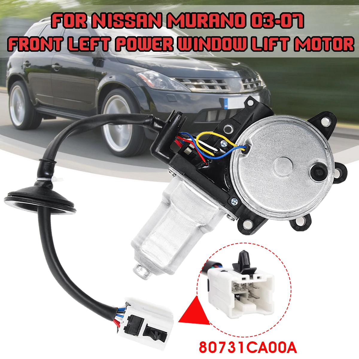 Power Front Left Driver Side LH Window Motor for Nissan Murano 2003