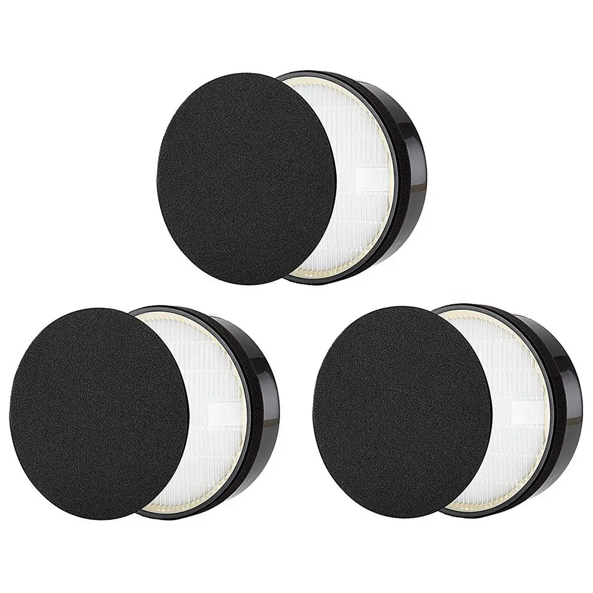 

LV-H132 Replacement Filter, Hepa And Activated Carbon Filters Kit Compatible Levoit Air Purifier Parts LV-H132-RF(3 Pack)