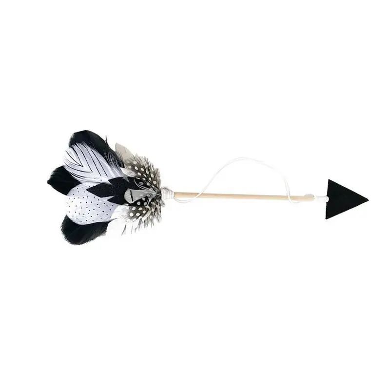 

Creative Pendant Feather Wood Arrow Game Tent Decoration Wall Hanging Shooting Props Craft Jewelry Home Living Room Decoration