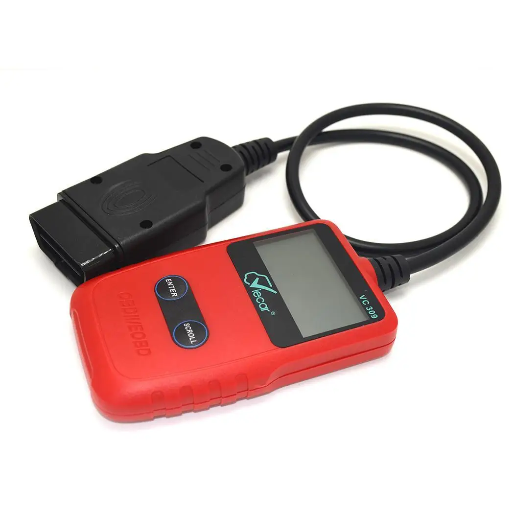 Автомобильный диагностический сканер VC309 OBD II Elm327 инструмент для считывания
