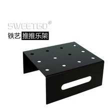 1 шт. 12 Furos de Ferro Preto Дисплей Стенд Servidor Боло поп леденец Decoração стенд Titular Prateleira база#15305
