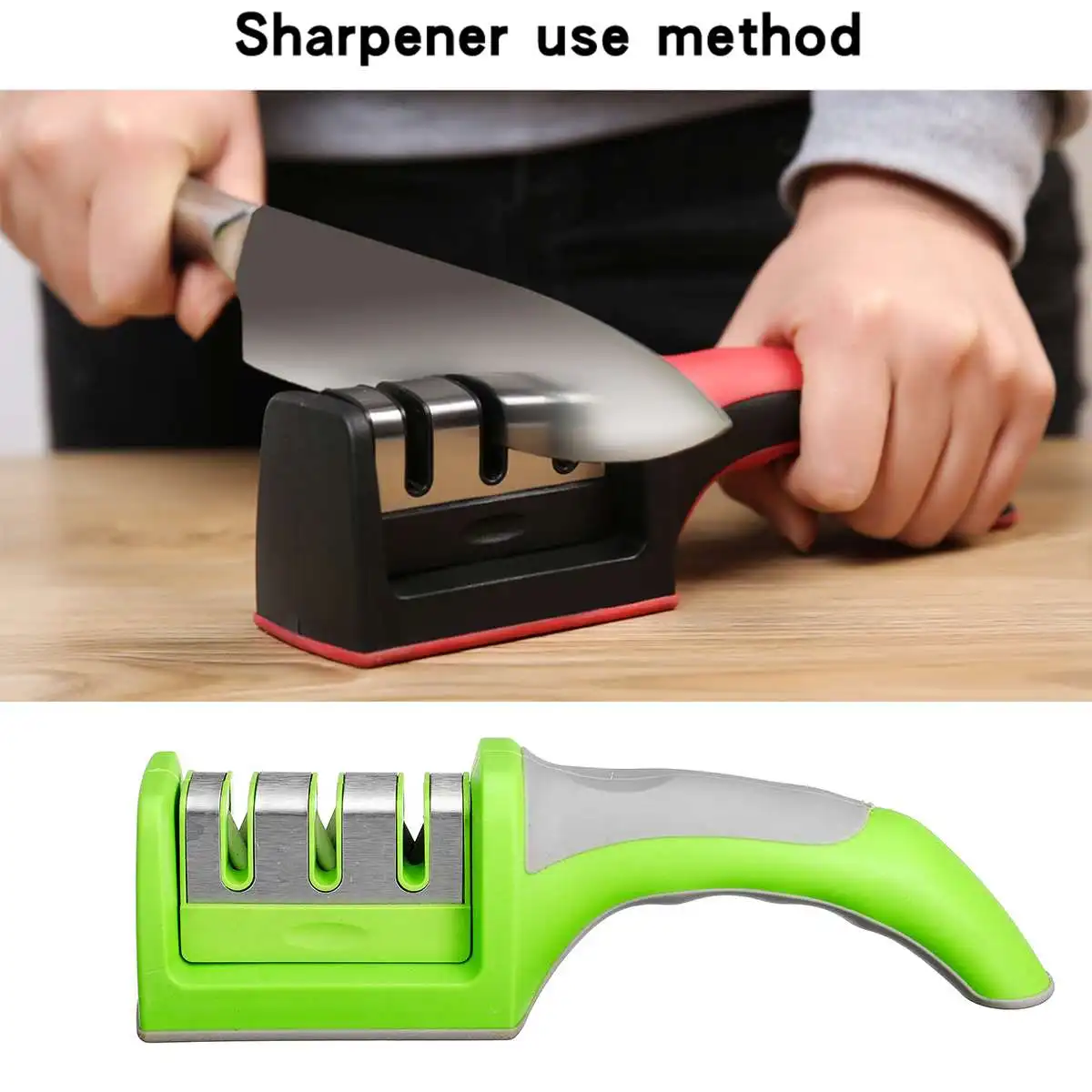 

Kitchen Blade Shapening Hone Professional 3 Stages Ceramic Shapener Grinder Ceramic Blade Knife Sharpener Cooking Tools Sharrp