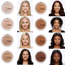 PHOERA 8 цветов Матовая Минеральная Пудра для лица прессованные основы контроль маслом Осветляющий консилер румяна пудра торт Косметика