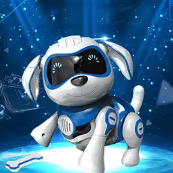 Умный электронный робот собака может танцевать ходить говорить интерактивная электронная собака Домашние животные игрушки для детей