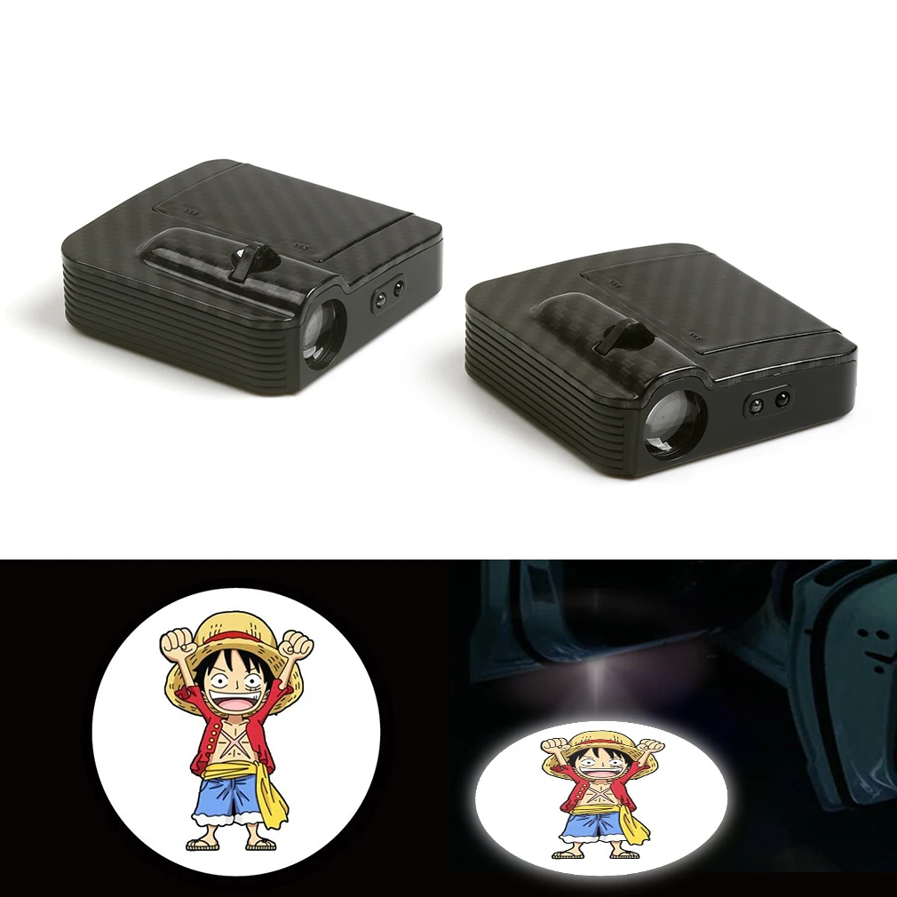 

Fit For wireless LED car door shadow welcome light projector cutey logo 12V