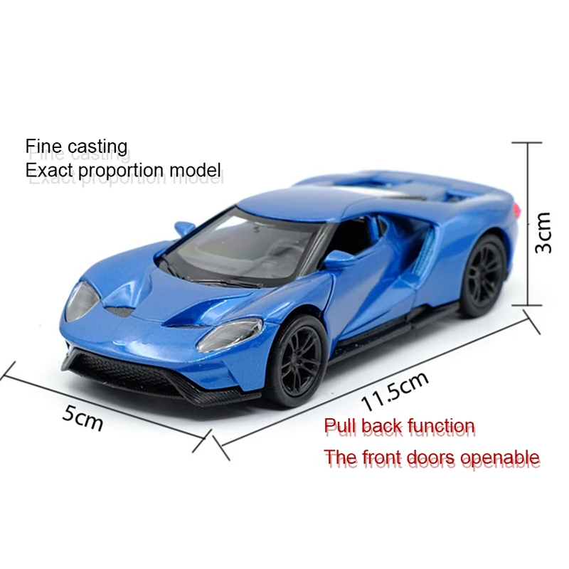 WELLY 1:36 GT спортивный автомобиль литой Сплав модель автомобиля игрушка с откатом