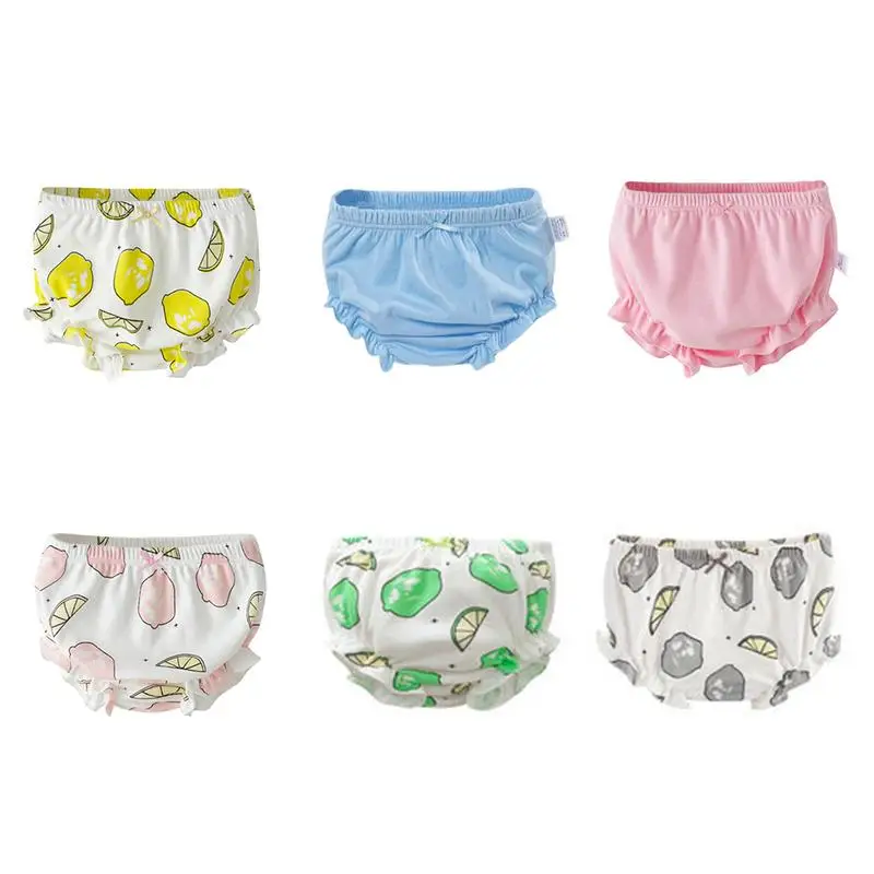 

Baby Underwear Girls Shorts Bread Pants Pure Cotton Soft Underwear For 1-3 Year Old Girl