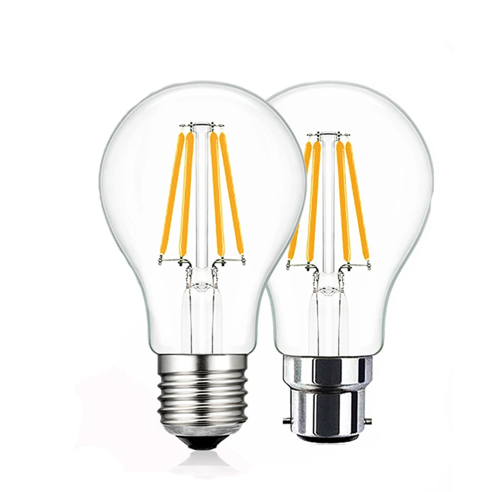 

SHINA 4pcs 4W Antique LED Bulb Vintage Edison LED Bulb A19/A60 LED Bulbs E26/E27 Base Not Dimmable LED Light Bulbs