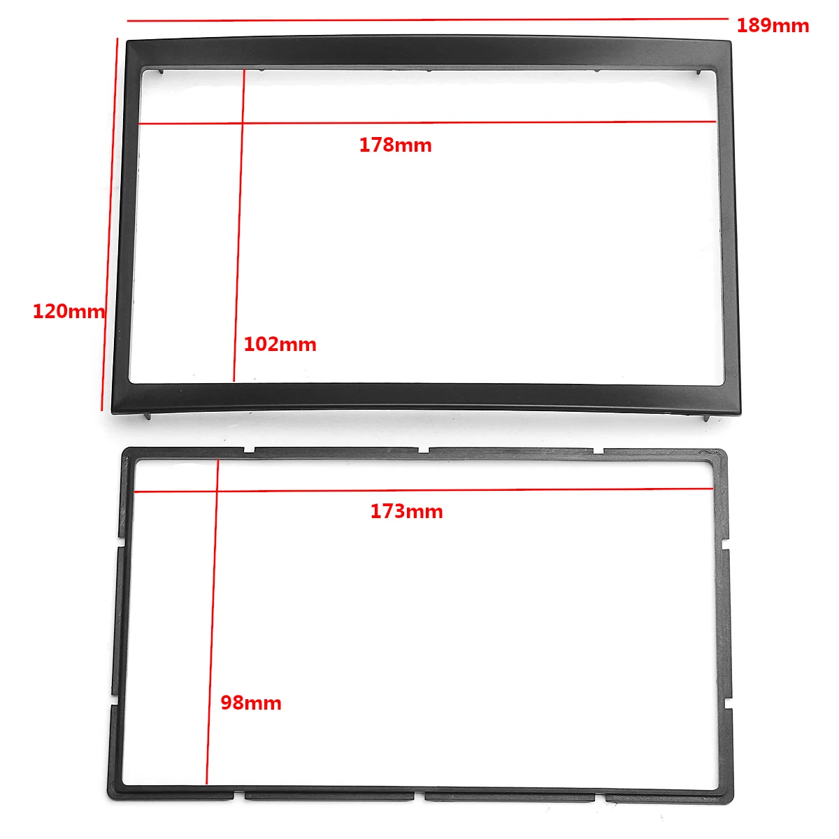 Car Auto 2 Din CD Trim Dash Mount Kit Stereo Radio Fascia Panel Plate Frame Adaptor for Peugeot 307 2001-2008