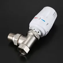 Автоматический термостатический клапан радиатора контроль температуры клапан угол напольного отопления и отопления специальный медный клапан