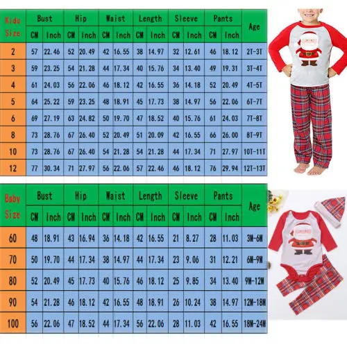 Рождественский Семейный комплект с Санта Клаусом; пижамный комплект; Рождественский пижамный комплект; костюмы на год; одежда для сна для взрослых и детей
