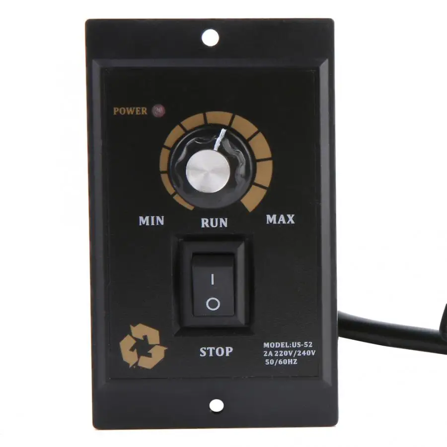 

Controller AC 220V 50/60Hz 300/400/500W AC Motor Speed Controller Electric Motor Speed Regulator motor