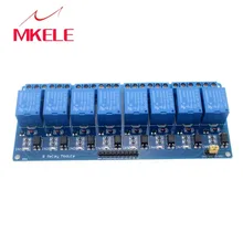 Hot Sale 5V Electronic timer Relay Module 8-Channel Shield for 51 AVR ARM Logic som automotivo 