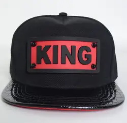 Новый шаблон крокодиловой кожи Snapback пресс клей King с буквами, бейсболка мадам спортивная шапка тенденция хип хоп шляпа