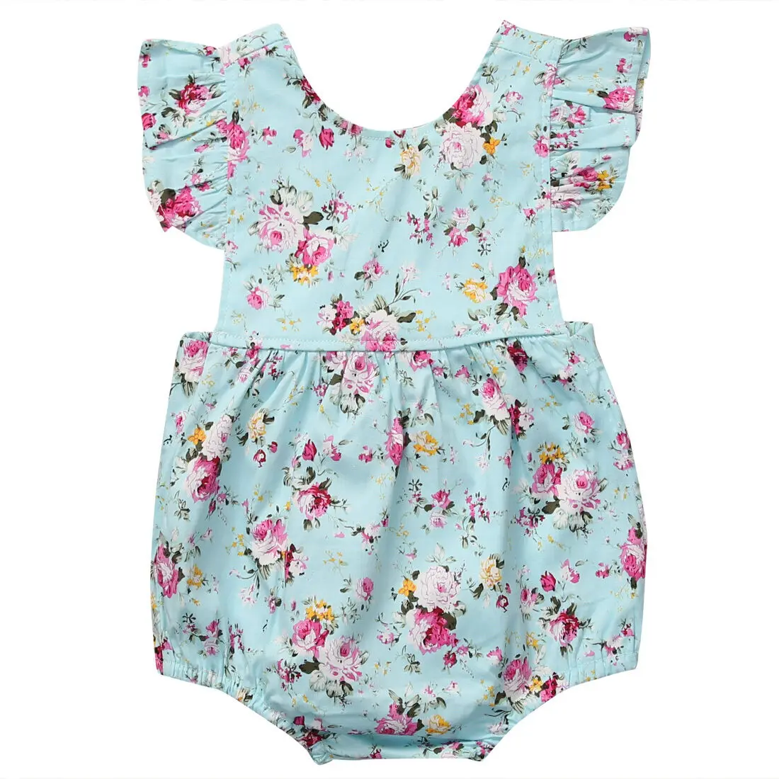 

Newborn Baby Girl Romper Infant Floral Sunsuit Summer Baby Girl Clothes Outfits 0-18M
