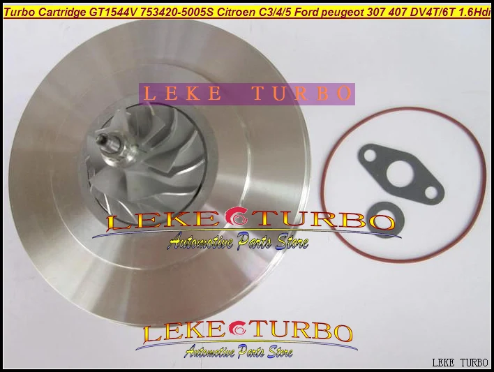 TURBO Cartridge CHRA OF GT1544V 753420-5005S For CITROEN C3 C4 C5 FORD PEUGEOT 307 407 DV4T DV6T 1.6L Hdi turbocharger (6)