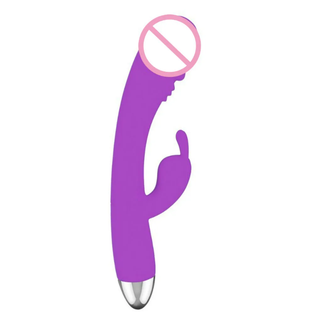 Rechargeable Vibrator font b Sex b font Toys For Woman Rabbit G spot Dildo Waterproof Massager