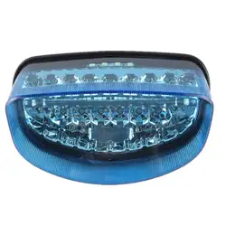 Мото Светодиодный Поворотники задние Встроенный задний фонарь для Honda CBR1100XX 1997-2007 98 99 00 01 02 03 04 05 06 синий