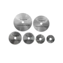 7 шт. круговой режущие диски роторный инструмент Дерево резка диски дрель оправки среза для Dremel металла резак набор электроинструментов