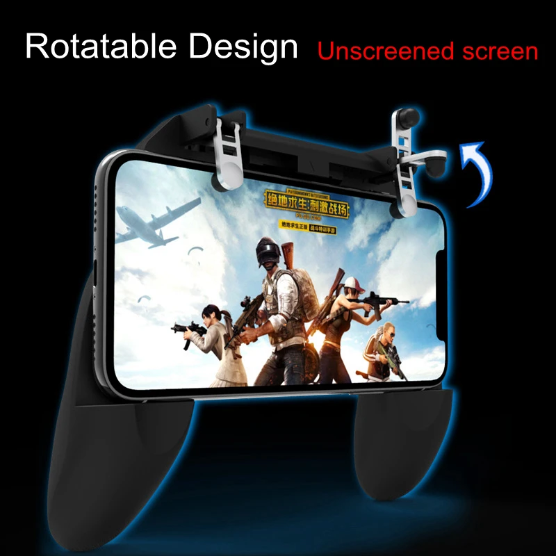  Top Free Fire PUBG Mobile Gamepad Controller Joystick PUGB Mobile Game Pad with L1 R1 Triggers L1R1