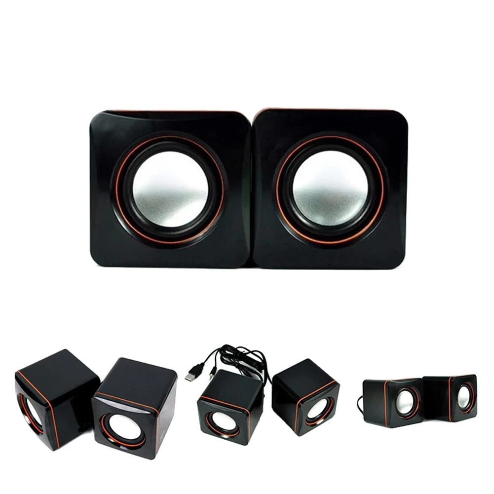 

Portable Mini Wired Tablet Computer USB Speaker Multimedia Stereo Sound Speakers for Laptops PC Phone