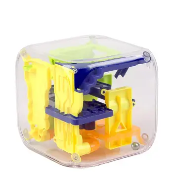 

3D Square Shape Maze Ball Educational Puzzle Toy for Kidis Boys Girls Magical Puzzle Ball Maze Smashing Toys Children Gifts