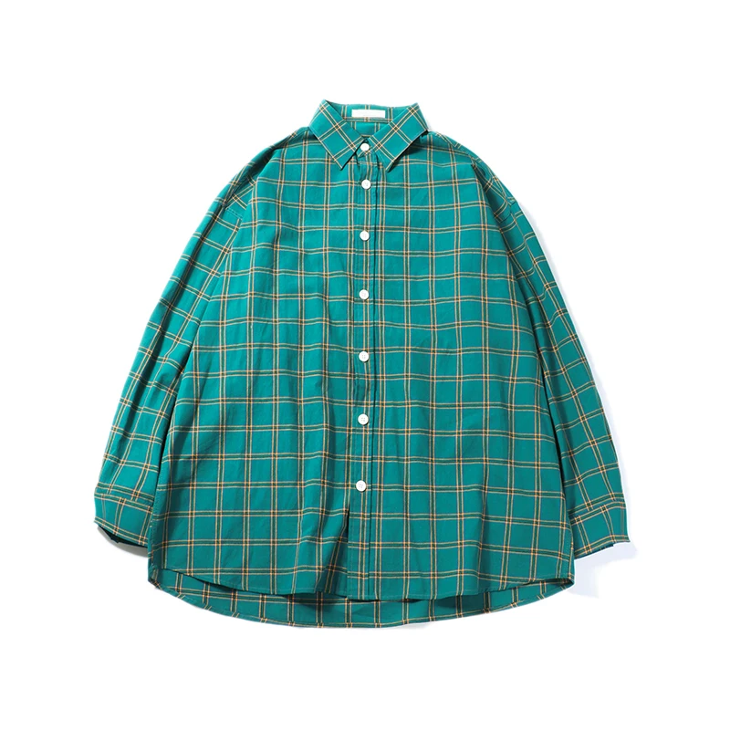 

Summer Top Men's New Pattern Coats Lattice Printing Male Hawaiian Men Shirt French Cuff Mens Brand Fashion Red/green Shirts