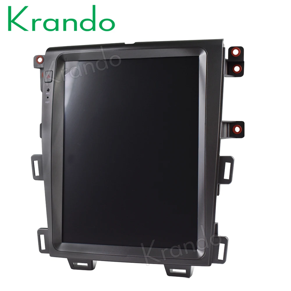 Cheap Krando car radio gps android 8.1 12.1" for FORD EDGE 2009-2014 Tesla Vertical screen navigation multimedia system WIFI A/C BT 2