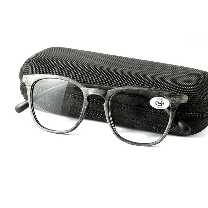 Iboode ретро очки для чтения Для женщин Для мужчин древесины: черная оправа, очки для чтения глаз рецепта+ 1,0 1,5 2,0 2,5 3,0 3,5 4,0