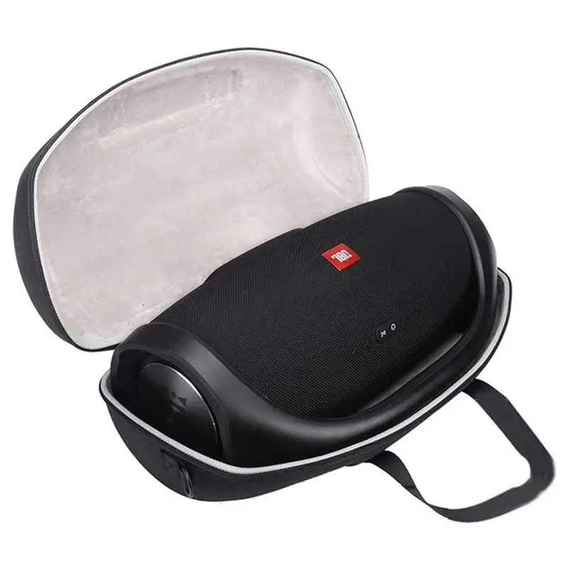  For JBL Boombox Portable Bluetooth Waterproof Speaker Hard Case Carry Bag Protective Box (Black)